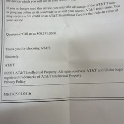 It was turned in the moment I received my new phone.