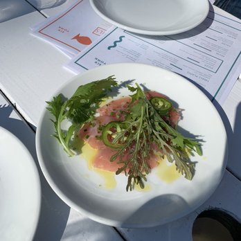 Moby's - Tuna crudo - Italian Near Me - East Hampton, New York