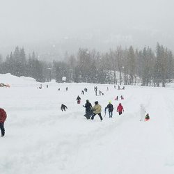 Cisco Grove Tubes R Us - Panorama of the Tubing area