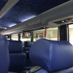 Concord Trailways - Bus interior