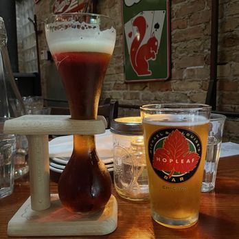 Hopleaf Bar - Kwak red ale and an IPA - Gastropubs Near Me - Chicago, Illinois Hopleaf Bar - Kwak red ale and an IPA - Gastropubs Near Me - Chicago, Illinois