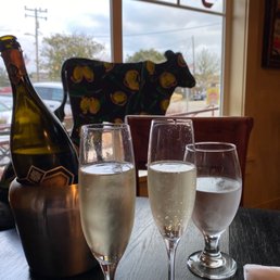 Prosecco and Dinner with a view. Date night! Prosecco and Dinner with a view. Date night!