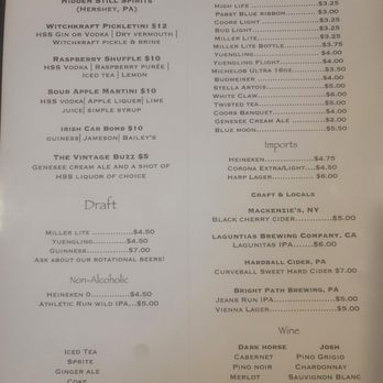 The Vintage Tavern - Menu winter 2026 (drinks side) - Barbeque Near Me - Tobyhanna, Pennsylvania The Vintage Tavern - Menu winter 2026 (drinks side) - Barbeque Near Me - Tobyhanna, Pennsylvania