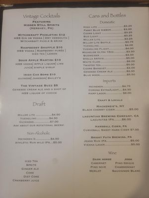Menu photo 2 The Vintage Tavern Tobyhanna, PA Menu photo 2 The Vintage Tavern Tobyhanna, PA