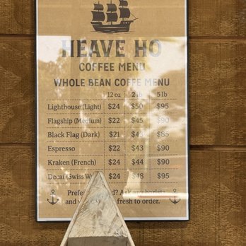 Heave Ho Coffee - Prices for bagged and roasted coffee - Coffee & Tea Near Me - Chula Vista, California Heave Ho Coffee - Prices for bagged and roasted coffee - Coffee & Tea Near Me - Chula Vista, California