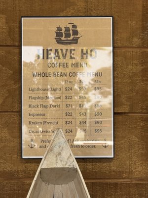 Menu photo 1 Heave Ho Coffee Chula Vista, CA Menu photo 1 Heave Ho Coffee Chula Vista, CA
