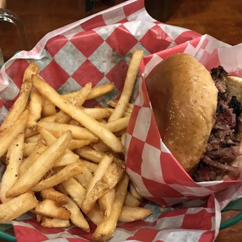 Union Station Smoke House - Texas brisket sandwich - Smokehouse Near Me - Durand, Michigan