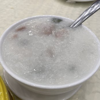 HL Peninsula Restaurant - Pork & Preserved Duck Egg Congee - Dim Sum Near Me - Milpitas, California