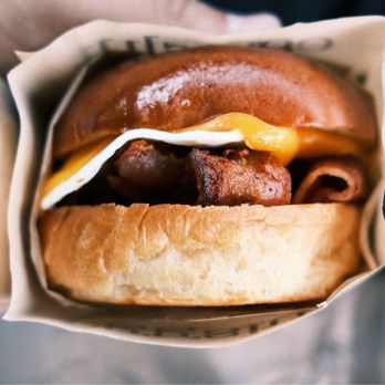 Eggslut - Bacon, Egg & Cheese - Breakfast & Brunch Near Me - Los Angeles, California Eggslut - Bacon, Egg & Cheese - Breakfast & Brunch Near Me - Los Angeles, California
