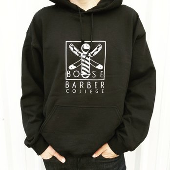 Elevated Apparel - Hoodies for Boise Barber College. - Screen Printing/T-Shirt Printing Near Me - Boise, Idaho
