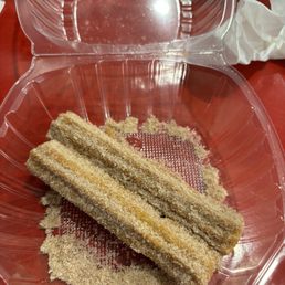 Churros you get 4 Churros you get 4
