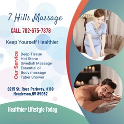 7 Hills Massage - A sports massage specifically for active individuals used to improve performances,  aid in body maintenance, and to assist in...