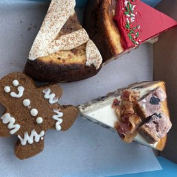 Different pieces from the menu over xmas
