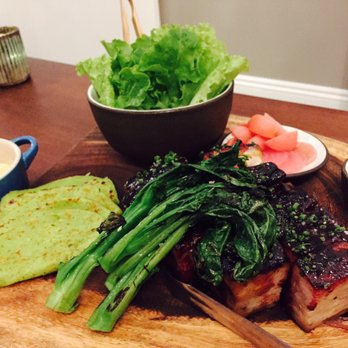 Senia - Glazed Kurobota Pork Belly (feeds 4-5 pp): superb flavor - Cocktail Bars Near Me - Honolulu, Hawaii