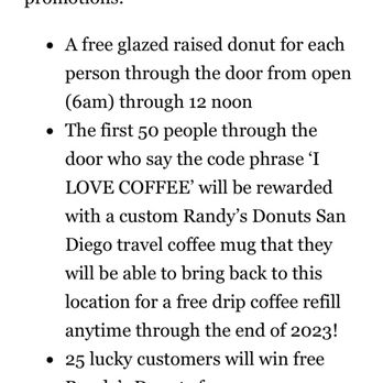 Randy’s Donuts - Coffee & Tea Near Me - San Diego, California