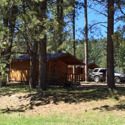 Horse Thief Campground & RV Resort - Typical cabin