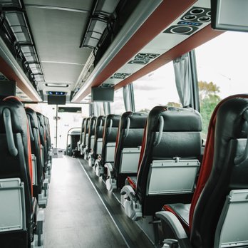 Tripper Bus - tray tables on Tripper elite - Buses Near Me - Bethesda, Maryland