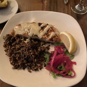 CHOP - Salmon with rice - Steakhouses Near Me - Sister Bay, Wisconsin