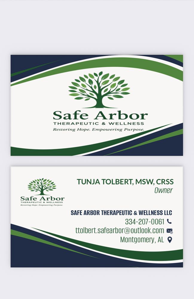 Safe Arbor Therapeutic & Wellness Services  - social services organization in Montgomery, AL