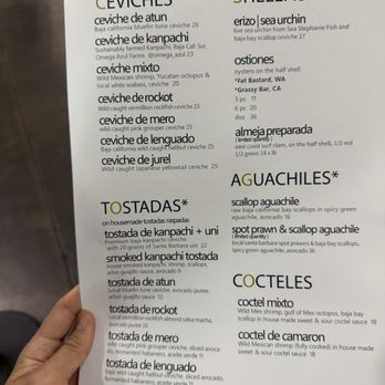 Holbox - Menu 6/12/25 - Latin American Near Me - Los Angeles, California