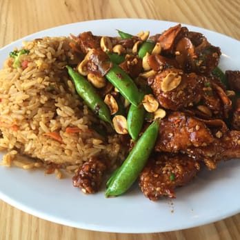 Pei Wei Asian Kitchen - Kung Pao Chicken and "fried" rice - Chinese Near Me - Celebration, Florida Pei Wei Asian Kitchen - Kung Pao Chicken and "fried" rice - Chinese Near Me - Celebration, Florida