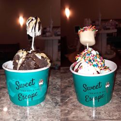 Sweet Escape - Ultimate S'mores and Birthday Cake Sundae