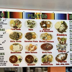 Carmelita's Mexican Food - Menu