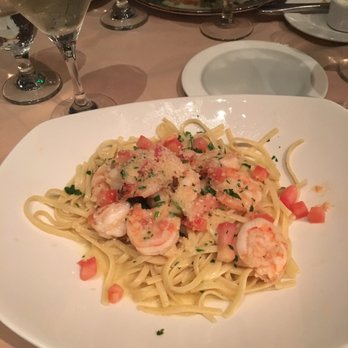 Parkers' Lighthouse - Shrimp scampi and pasta - Seafood Near Me - Long Beach, California