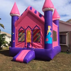 Action Bounce and Slide - Princess bounce house 15x15