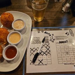 Loaded Boxty Trio with horseradish sauce, beer pub cheese, and a spiced sauce. Domestic Beer Music Bingo Card Loaded Boxty Trio with horseradish sauce, beer pub cheese, and a spiced sauce. Domestic Beer Music Bingo Card