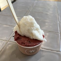 Gelateria La Romana - Limón and blackberry