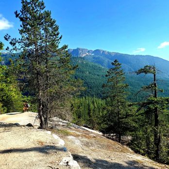 Sea To Sky Gondola - Other side of the suspension bridge - Hiking Near Me - Squamish, British Columbia Sea To Sky Gondola - Other side of the suspension bridge - Hiking Near Me - Squamish, British Columbia