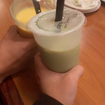 Saigon Noodles - Matcha latte mango smoothie - Vietnamese Near Me - Madison, Wisconsin