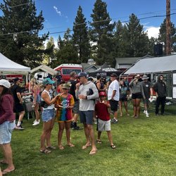 Gull Lake - Lots of people came, besides the raffle, and eating they had numerous egg toss games for the adults and kids, it was pretty funny.