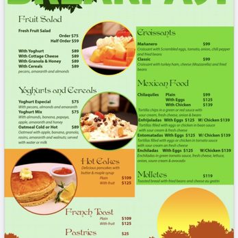Natura - Menu - Vegetarian Near Me - Cancún, ROO
