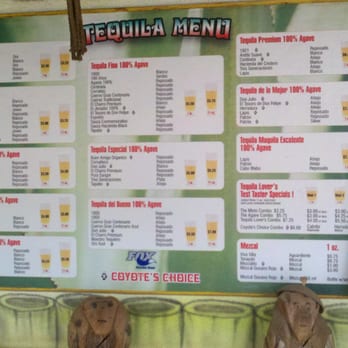 Coyote Cal's - Tequila Selection - Hostels Near Me - Ensenada, Baja California Mexico, California Coyote Cal's - Tequila Selection - Hostels Near Me - Ensenada, Baja California Mexico, California