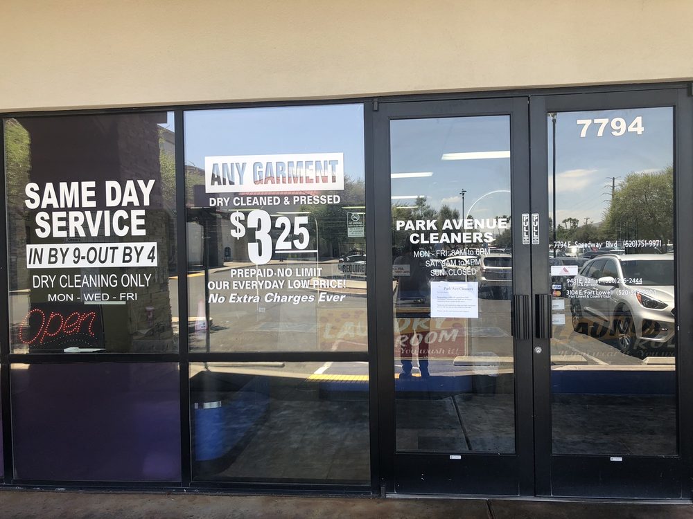 PARK AVENUE CLEANERS Updated October 2024 17 Reviews 7794 E Speedway Blvd, Tucson, Arizona