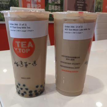 TeaTop - Earl Grey Milk Tea & Sun Moon Lake Milk Tea - Bubble Tea Near Me - Newark, California TeaTop - Earl Grey Milk Tea & Sun Moon Lake Milk Tea - Bubble Tea Near Me - Newark, California