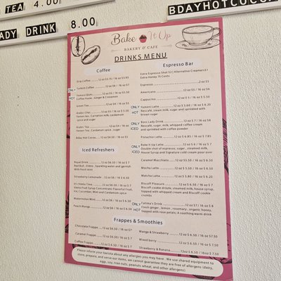 Menu photo 7 Bake It Up Bakery & Cafe Castro Valley, CA