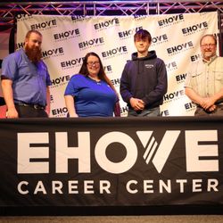 Jake's Radiator - Senior signing day for Matt to continue on to full time employment after graduation. #EHOVEworks
