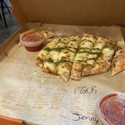 Blaze Pizza - Pesto Garlic Cheesy Bread