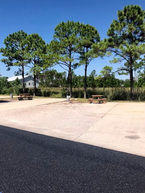 All RV sites are BackIn, Full Hookup, with Concrete pads. Yelp