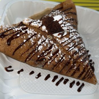 Cre'Me Paris - Ube brownie crepe - Ice Cream & Frozen Yogurt Near Me - San Jose, California