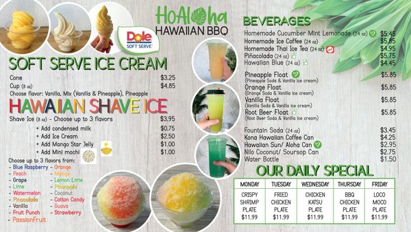 Menu photo 7 HoAloha Hawaiian BBQ Pomona, CA Menu photo 7 HoAloha Hawaiian BBQ Pomona, CA