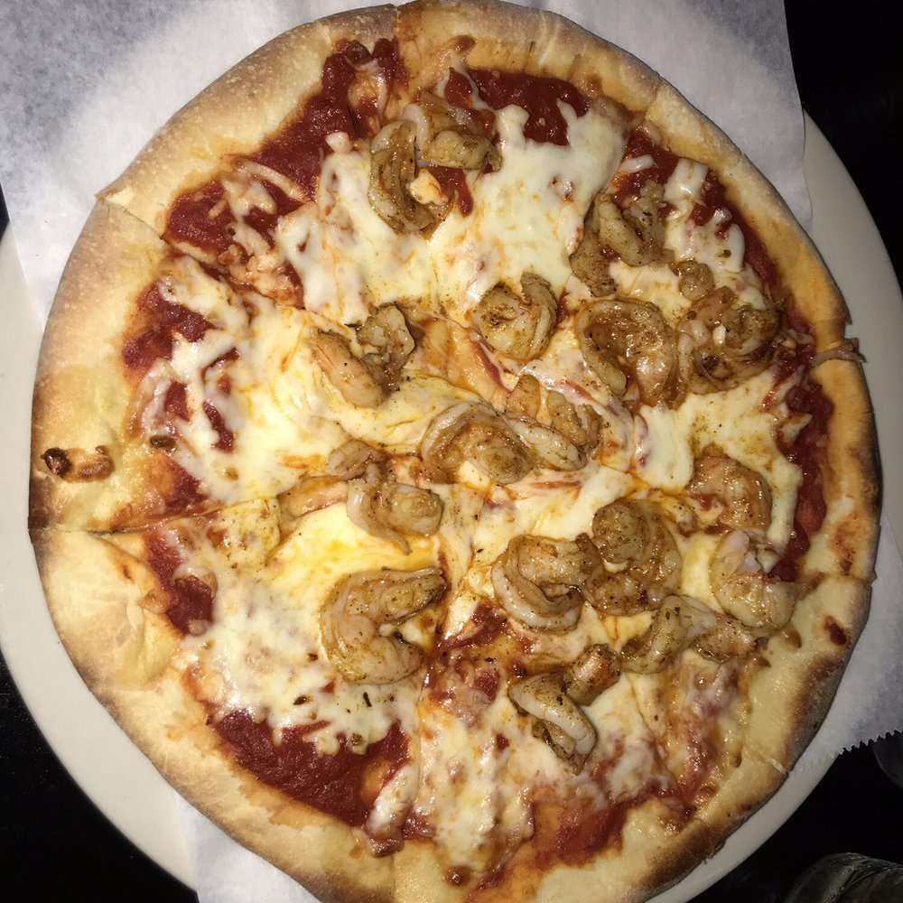 Kat's Cafe - Cajun Shrimp Pizza - New American Near Me - Atlanta, Georgia Kat's Cafe - Cajun Shrimp Pizza - New American Near Me - Atlanta, Georgia