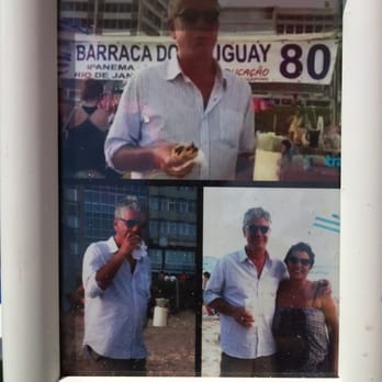 Barraca do Uruguai - Anthony Bourdain ate here & they have the framed photo to prove it.  Great, cheap sandwiches served on the sand at Posto 9. - Food Stands Near Me - Rio de Janeiro, RJ
