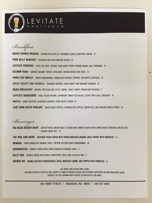 Menu photo 7 Levitate Gastropub Issaquah, WA