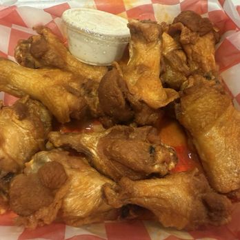 Hott Leggz - 10 Wings, all drums, well done, medium buffalo - Seafood Near Me - Fort Lauderdale, Florida Hott Leggz - 10 Wings, all drums, well done, medium buffalo - Seafood Near Me - Fort Lauderdale, Florida