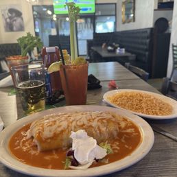 Delicious food and drink!