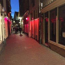 An oddly quiet street.